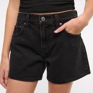 Abercrombie A-Line Mid Rise Shorts Curve Love 29